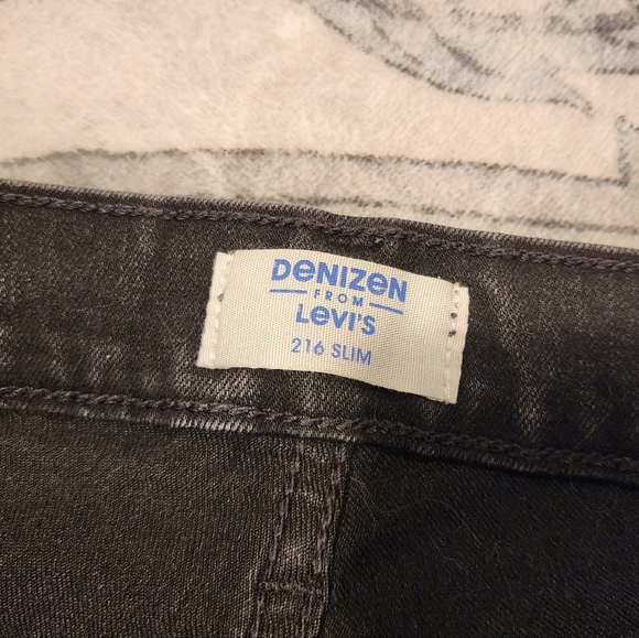 Boys Levi's Denizen Jeans Black - Picture 3 of 4